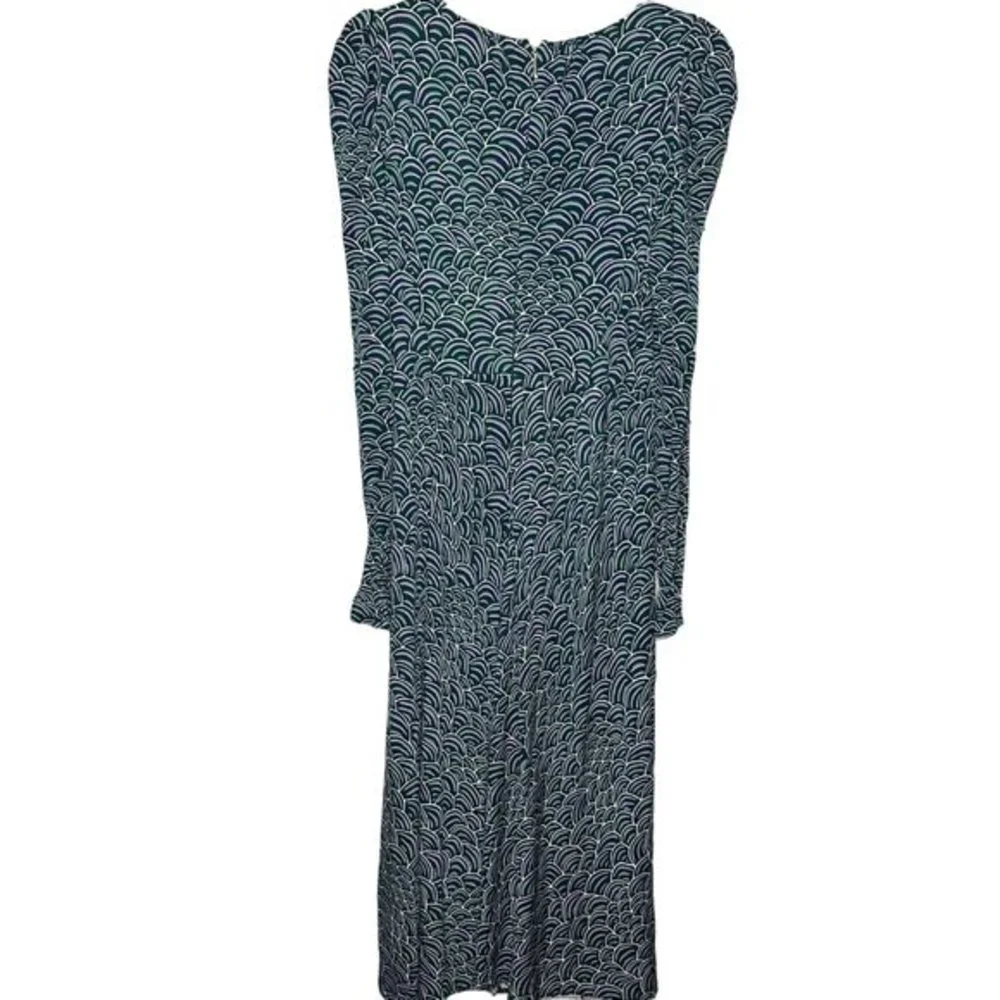 Kate Spade New York Party Bubbles V‎ Neck Long Sleeve Midi Dress Size 10